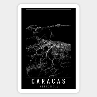 Caracas Venezuela Minimalist Map Magnet